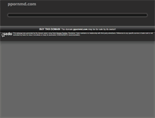 Tablet Screenshot of ppornmd.com